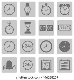 Vector Set of  Time Icons