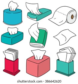 Vector Set Of Tissue Paper