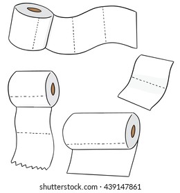 vector set of tissue paper