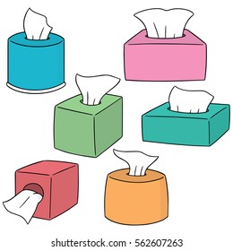 vector set of tissue paper