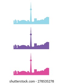 Vector Set Of The Toronto Skyline