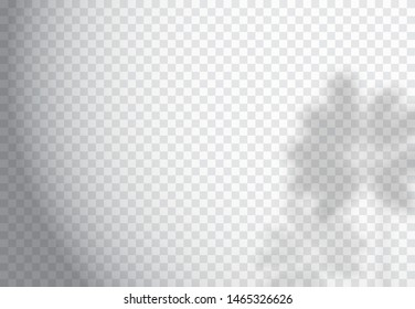 Vector set of transparent shadow overlay effects