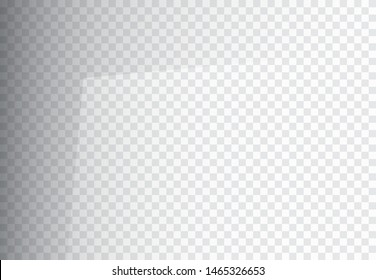 Vector set of transparent shadow overlay effects