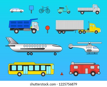 Vector set transport and avia of means