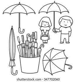 Boy With Umbrella Drawing Images Stock Photos Vectors Shutterstock