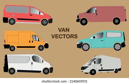 Conjunto de vectores en diferentes colores