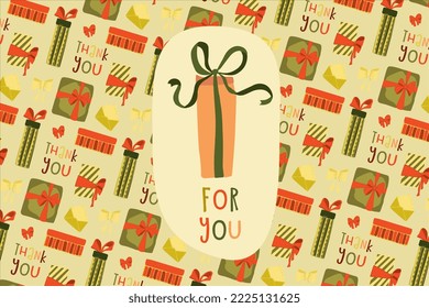 Vector set of various gift boxes. easy to edit. Flat design.