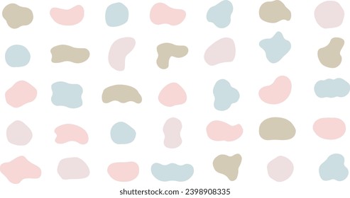 Vector Set of Various Shapes of Circles and Ellipses