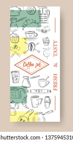 Vector set of vertical banners with Graphic design, Creativity, Illustration, Design tools, Precision website templates. Modern thin line flat style design.