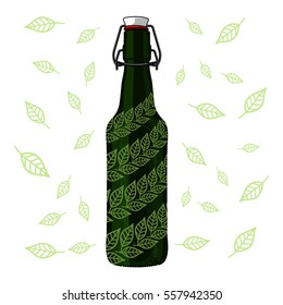 Vector set of vintage craft beer, alcohol, ale, brewery, bar, shop emblems and label. Branding identity corporate logo design template. Isolated on a white background