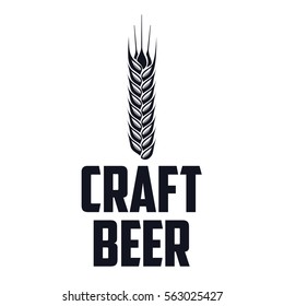Vector set of vintage craft beer, alcohol, ale, brewery, bar, shop emblems and label. Branding identity corporate logo design template. Isolated on a black background