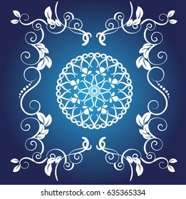 Vector set of vintage decorative elements