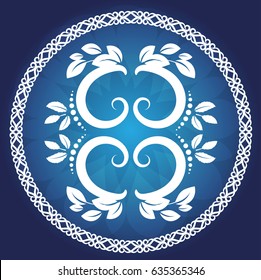 Vector set of vintage decorative elements