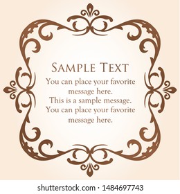 Vector set of vintage elements for design. Ornamental frames, borders, dividers, banners, arrows, monogram, corners, square, template for logo. Pear and flower vignette. Premium gold style