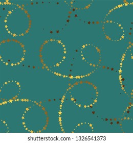 Vector set with vintage golden frames Victorian style element. Rococo decoration. Arabic motifs. Ornamental illustration for invitation, greeting card