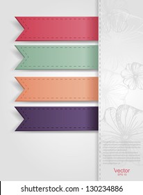 vector set: vintage labels