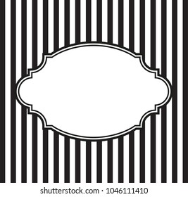 Vector set vintage labels and frame.