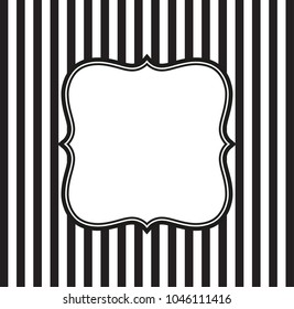 Vector set vintage labels and frame.