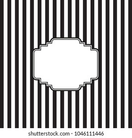Vector set vintage labels and frame.