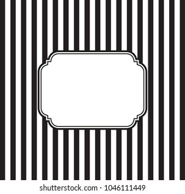 Vector set vintage labels and frame.
