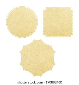 vector set vintage labels with paper