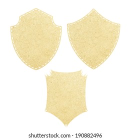 vector set vintage labels with paper