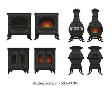 Stove Antique Stock Vectors Images Vector Art Shutterstock