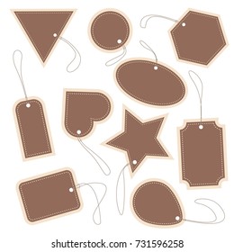 Vector Set of Vintage Price Tags