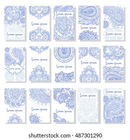 Vector set of  vintage style templates.  Vector templates vintage frames and backgrounds. Can be used for printed materials, elements, greeting cards