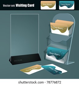 Vector set. Visiting Cards