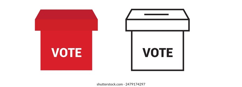 vector set of vote  for voting
