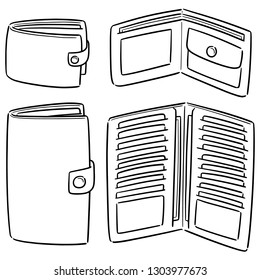 vector set of wallet