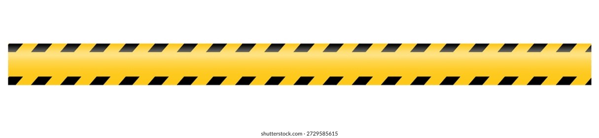 Un conjunto de Vectores de cintas de advertencia y señales. Líneas de advertencia Abstractas y señales para sitios de construcción, policía y accidentes de tránsito. Elementos de la colección de cinta de advertencia para su diseño.