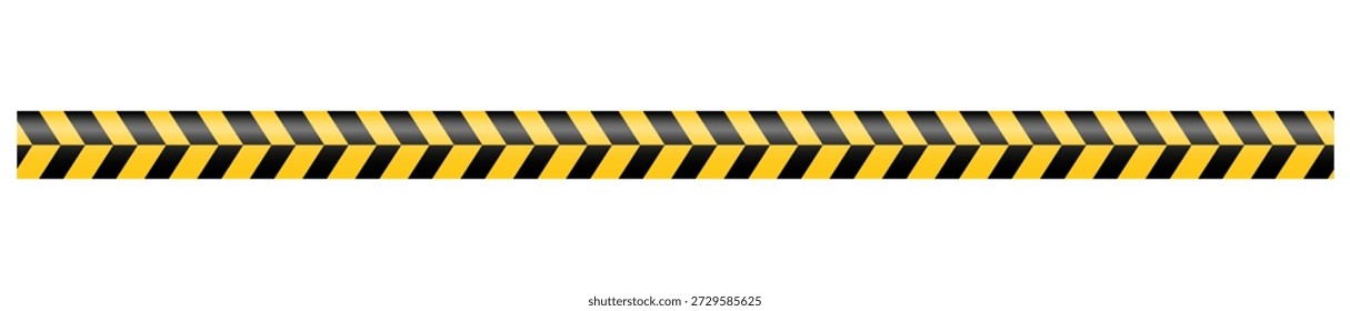 Un conjunto de Vectores de cintas de advertencia y señales. Líneas de advertencia Abstractas y señales para sitios de construcción, policía y accidentes de tránsito. Elementos de la colección de cinta de advertencia para su diseño.