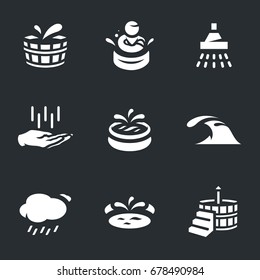 Vector Set of Water treatment Icons.