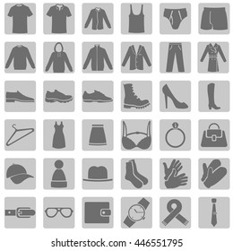 Vector Set of Wear Icons