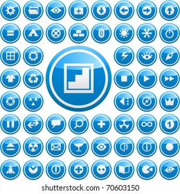 Vector set of web buttons.