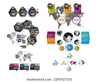 Vector set of web elements ready to use