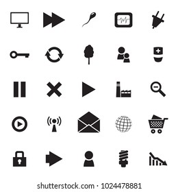 vector set of web icons