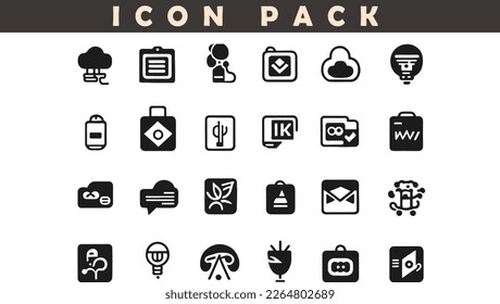 Vector set of web icons. Seo, digital marketing, development, bussiness and finance, e-commerce and shopping icons