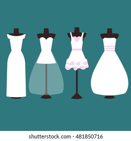 Mermaid Wedding Dresses Clip Art