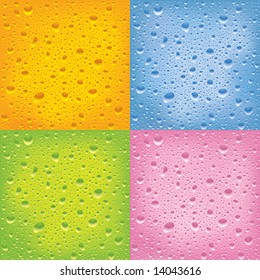 Vector set of wet surfaces