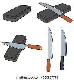 vector set of whetstones