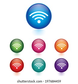 Vector - set of wifi icons