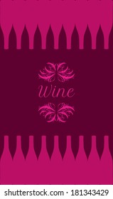 vector set of wine or vinegar bottles silhouettes