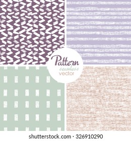 vector set witch seamless pattern witch sketch texture