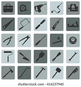 Vector Set of Work Tools Icons