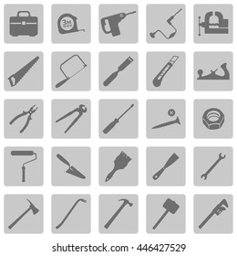 Vector Set of Work Tools Icons