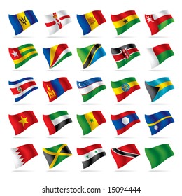 Vector set of world flags 5