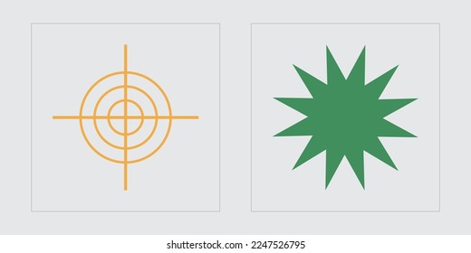 Conjunto de vectores del Y2K. Activos Gráficos Extraordinarios. Para camisetas modernas. Estrellas, starburst. Ilustración del vector